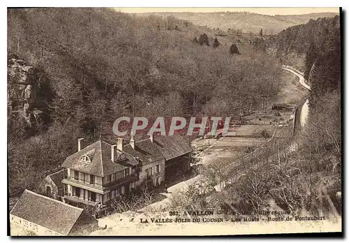 Cartes postales Avallon Les Sites Pittoresques La Vallee Jolie du Cousin Route de Pontaubert