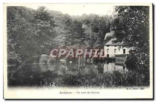 Cartes postales Avallon Un coin du Cousin