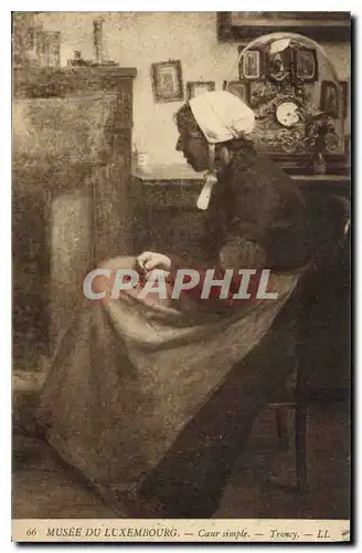 Cartes postales Musee du Luxembourg Coeur simple Troncy