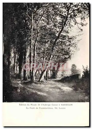 Ansichtskarte AK En Foret de Fontainebleau Barbizon