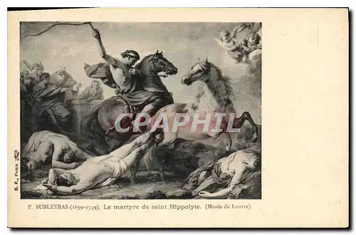 Ansichtskarte AK Le Martyre de saint Hippolyte Musee du Louvre