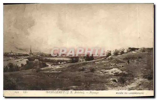 Cartes postales Guillemet Paysage Musee du Luxembourg