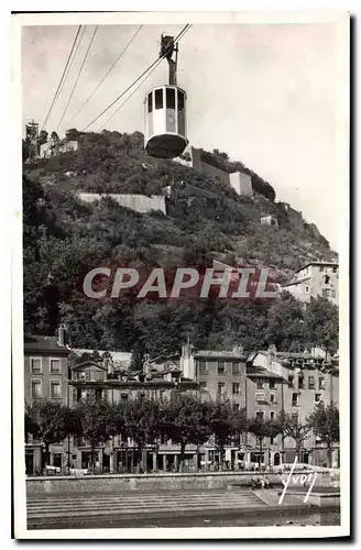 Ansichtskarte AK Grenoble Isere Le Tort Robot et le teleferique de la Bastille