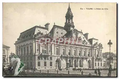 Cartes postales Tours L'Hotel de Ville