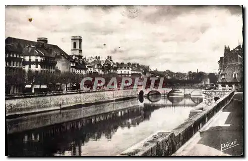 Ansichtskarte AK Besancon les Bains Doubs Les Quais Pont Battant la Madeleine