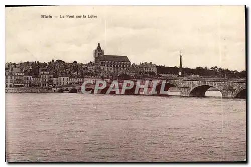 Ansichtskarte AK Blois Le Pont sur la Loire