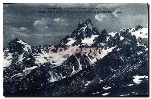 Cartes postales Dauphine massif de Belledonne