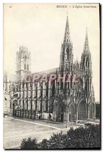 Cartes postales Rouen L'Eglise Saint Ouen