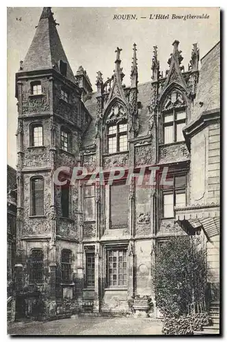 Cartes postales Rouen L'Hotel Bourgtheroulde