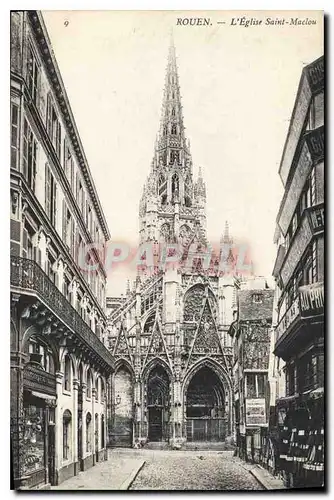 Cartes postales Rouen L'Eglise Saint Maclou