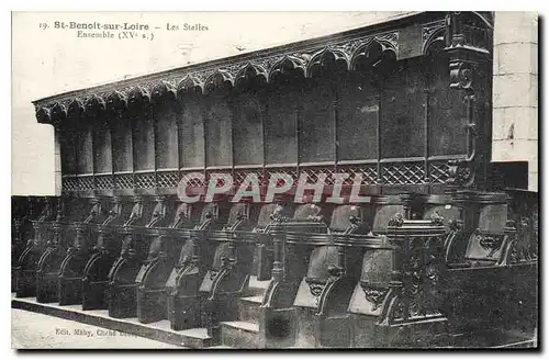 Cartes postales St Benoit sur Loire Les Stalles