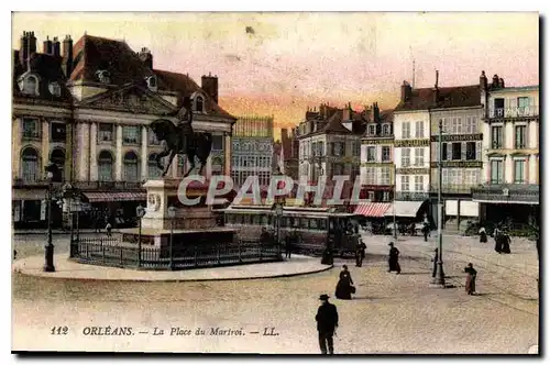 Cartes postales Orleans La Place du Martroi