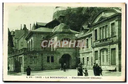 Cartes postales La Bourboule Etablissement Choussy