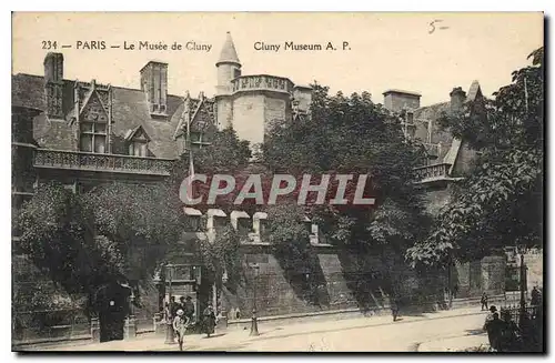 Cartes postales Paris Le Musee de Cluny