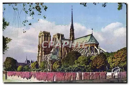 Ansichtskarte AK Paris Abside de la Cathedrale Notre Dame