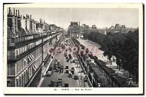 Cartes postales Paris Rue de Rivoli