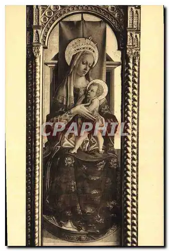 Ansichtskarte AK C Crivelli 1430 1495 Vierge et enfant Jesus Musee de Bruxelles