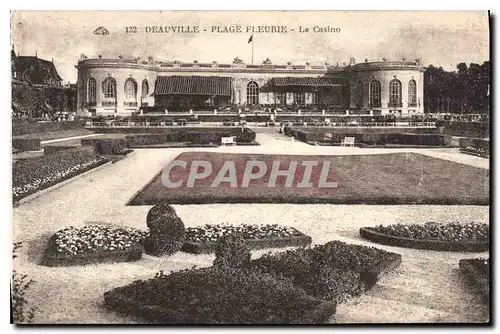 Cartes postales Deauville Plage Fleurie Le Casino