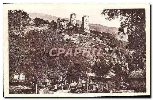 Cartes postales Env d Albertville La Bathie Ruines de Chantemerle