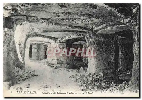 Cartes postales Les Andelys Casemate de Chateau Gaillard