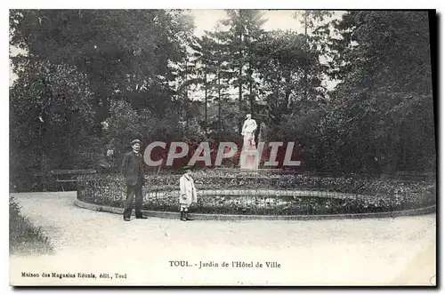 Ansichtskarte AK Toul Jardin de l'Hotel de Ville