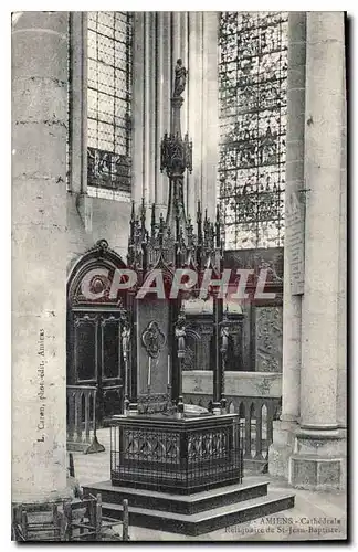 Ansichtskarte AK Amiens Cathedrale Reliquaires de St Jean Baptiste