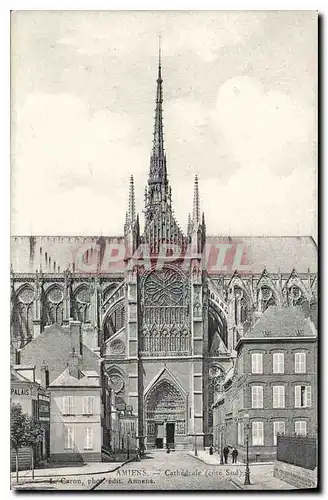 Cartes postales Amiens Cathedrale cote Sud