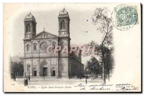 Cartes postales Paris Eglise Saint Francois Xavier