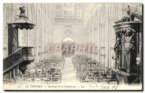 Cartes postales Le Treport Interieur de la Cathedrale