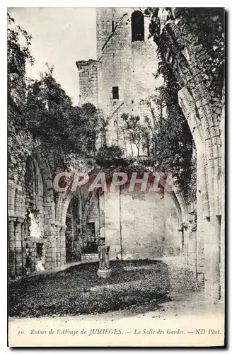 Ansichtskarte AK Ruines de l'Abbaye de Jumieges La Salle des Gardes