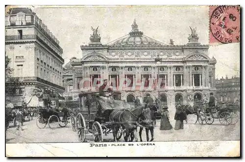 Ansichtskarte AK Paris Place de l'Opera
