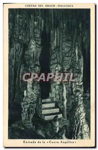 Cartes postales Cuevas del Drach Mallorca Entrada de la Cueva Angelica