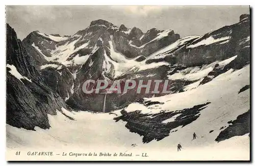 Ansichtskarte AK Gavarnie Le Cirque vu de la Breche de Roland