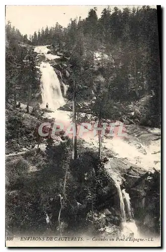 Ansichtskarte AK Environs de Cauterets Cascades au Pont d'Espagne