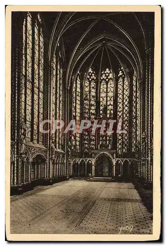 Ansichtskarte AK Paris Interieur de la Sainte Chapelle