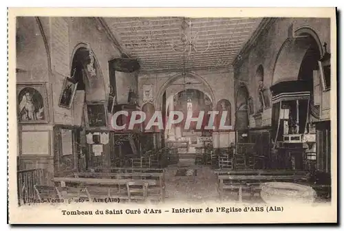 Cartes postales Tombeau du Saint Cure d'Ars Interieur de l'Eglise d'Ars Ain