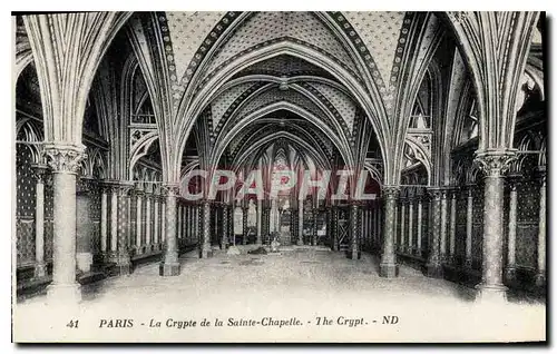 Ansichtskarte AK Paris La Crypte de la Sainte Chapelle