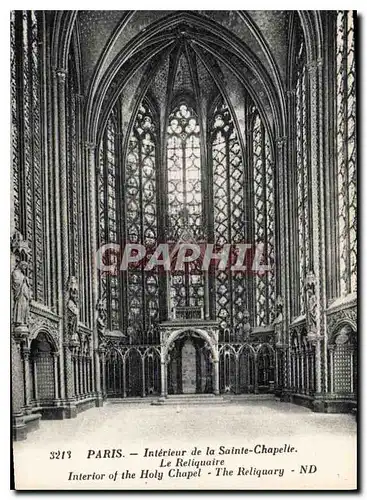 Ansichtskarte AK Paris Interieur de la Sainte Chapelle Le Reliquaire