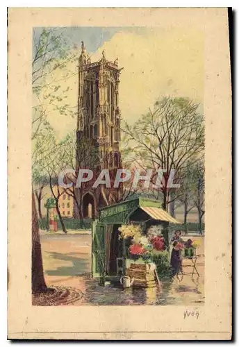 Cartes postales Paris La Tour Saint Jacques