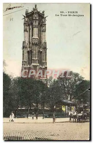 Cartes postales Paris La Tour St Jacques