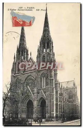 Cartes postales Paris L'Eglise Saint Clotilde