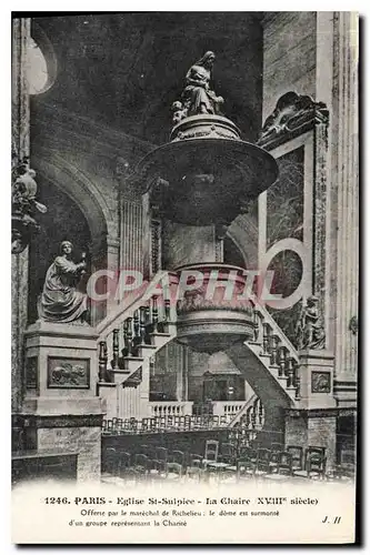 Cartes postales Paris Eglise St Sulpice