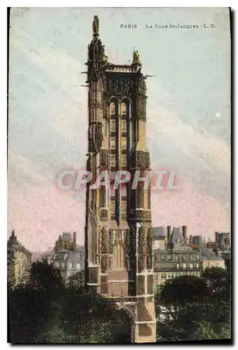 Cartes postales Paris La Tour St Jacques