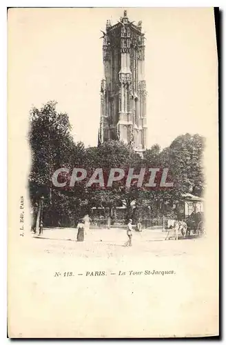 Cartes postales Paris La Tour St Jacques