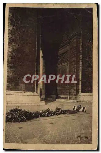 Ansichtskarte AK Paris La Tombe du Soldat Inconnu Sous l'Arc de Triomphe