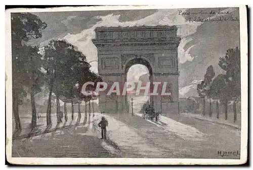 Cartes postales Paris Arc de Triomphe de l'Etoile