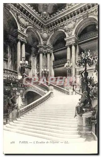 Ansichtskarte AK Paris L'Escalier de l'Opera