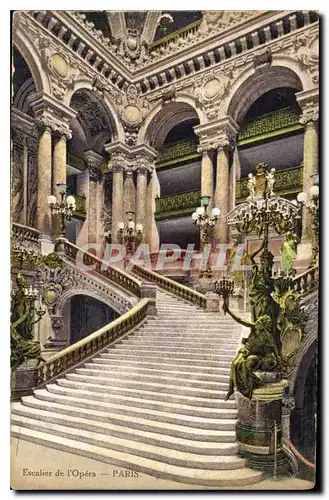 Ansichtskarte AK Escalier de l'Opera Paris