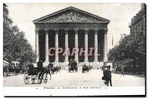 Ansichtskarte AK Paris La Madeleine Rue Royale