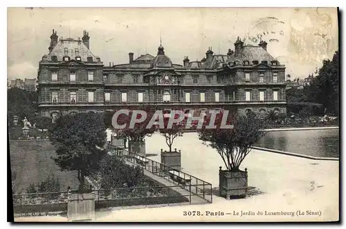 Cartes postales Paris Le Jardin du Luxembourg Le Senat